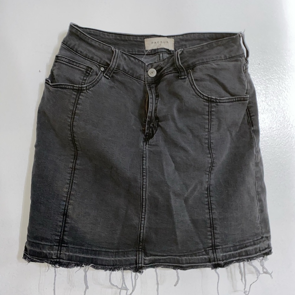 Black Denim Pacsun Skirt